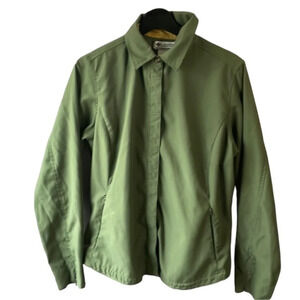 Columbia women’s green olive green jacket large